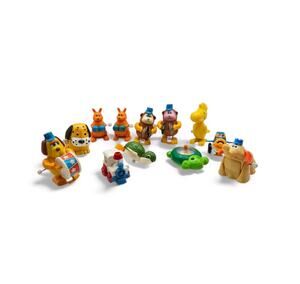 Lot Of 12 Vintage Plastic Wind Up Toys Kangaroo Turtle Elephant Train Airplane